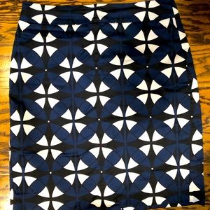 Ann Taylor Geometric Pencil Skirt